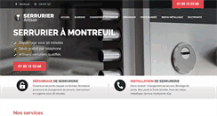 Desktop Screenshot of chronofermeture.com