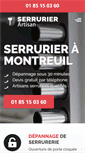Mobile Screenshot of chronofermeture.com